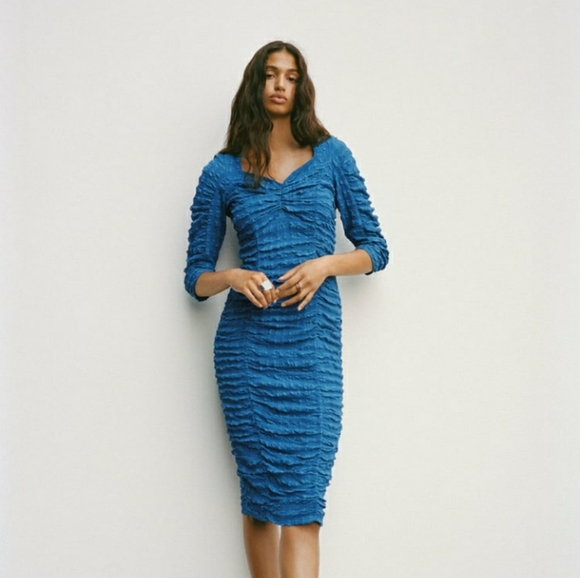Zara textured dress - Picture 3 of 6
